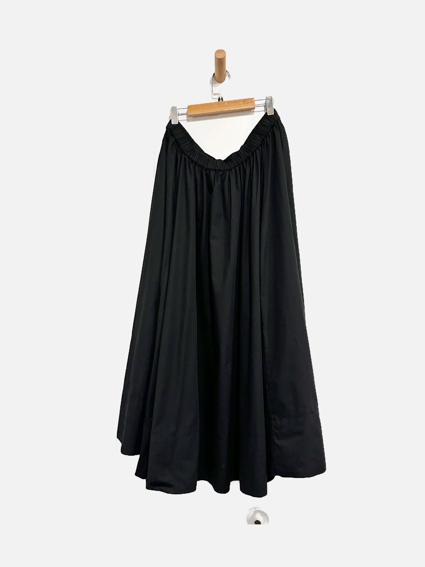 Free People Lowen Black Midi Skirt - Large