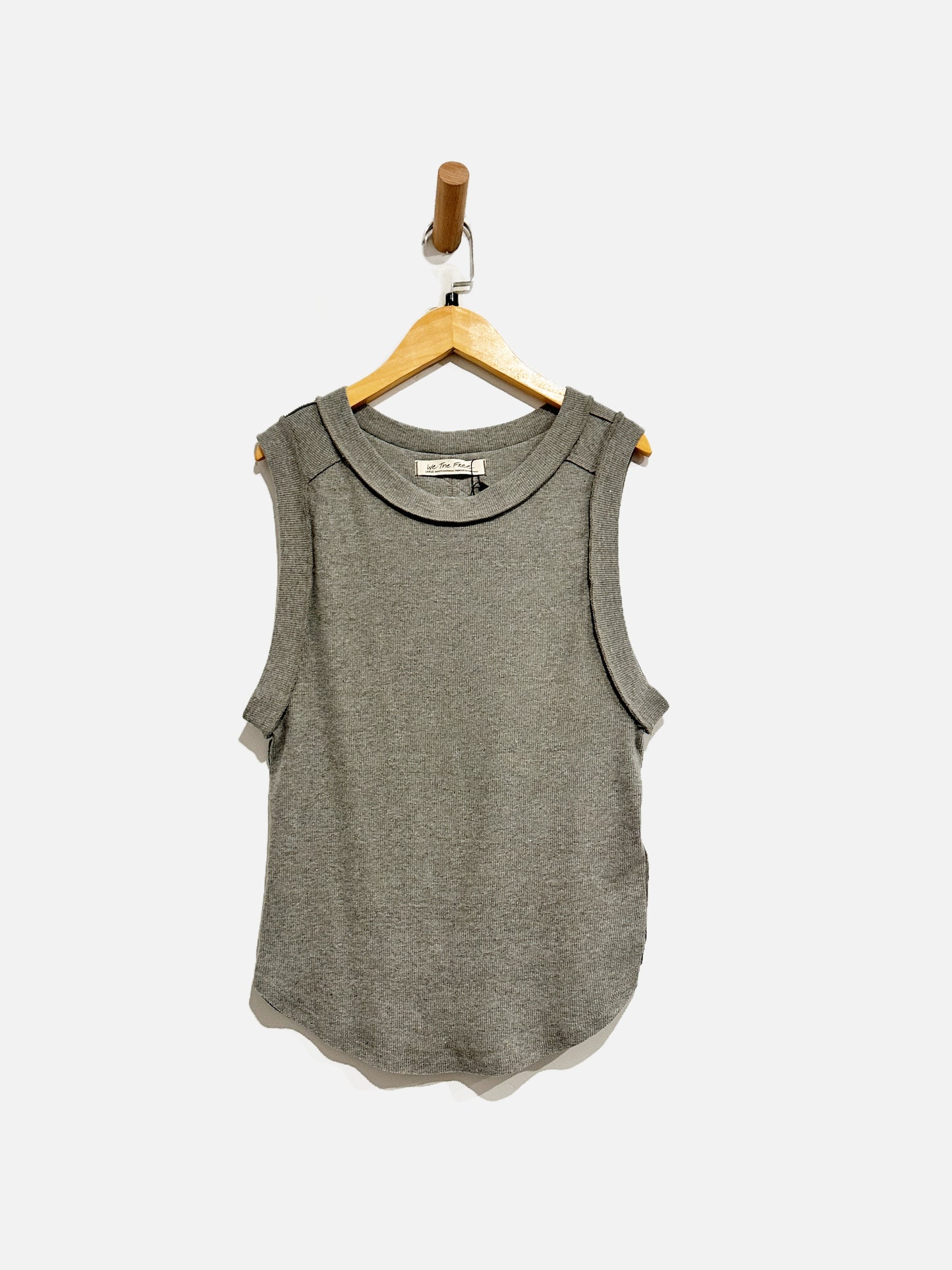 Free People Gray Kate Tee - Large