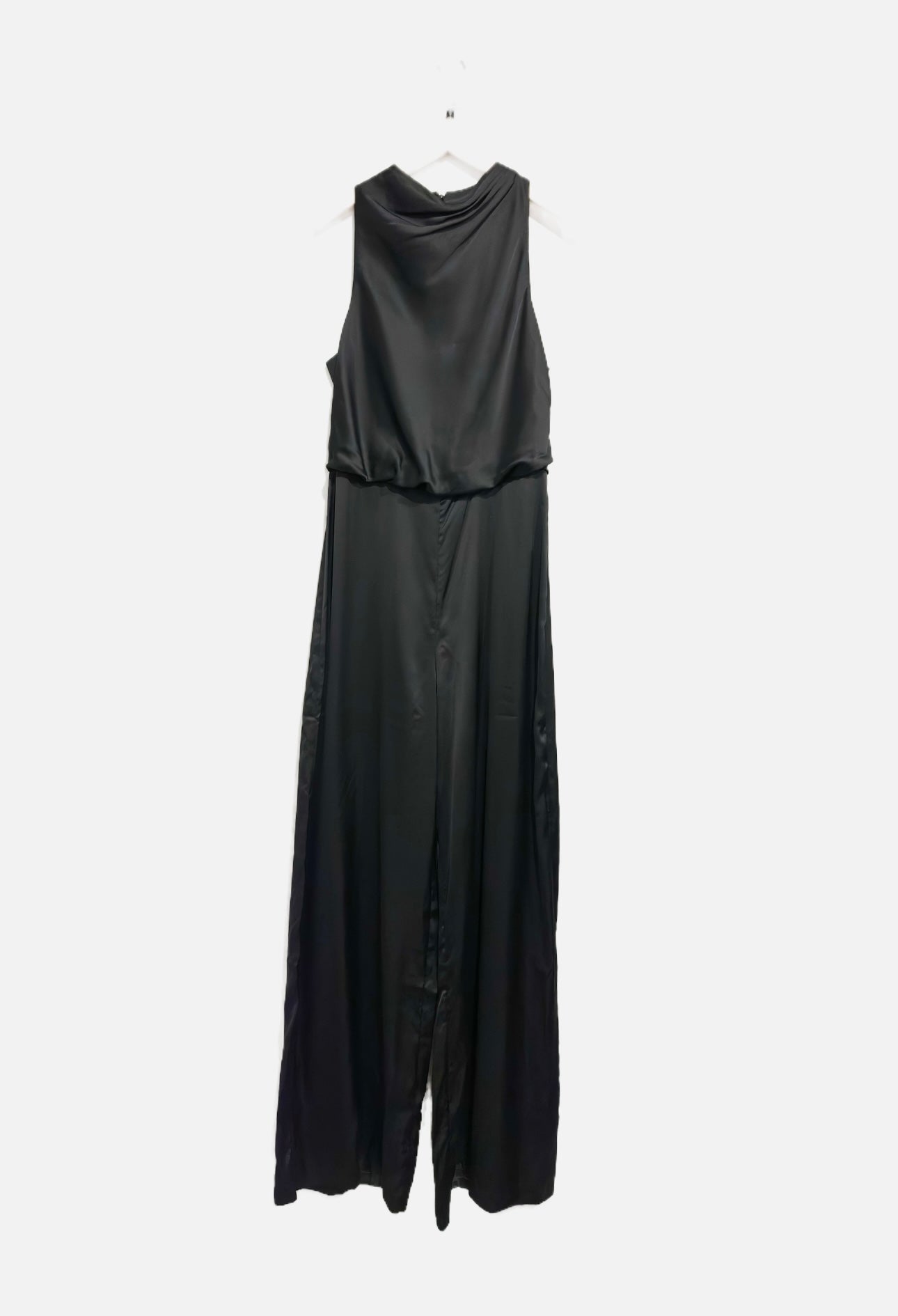 Abercrombie & Fitch NWT Black Silky Jumpsuit - Small