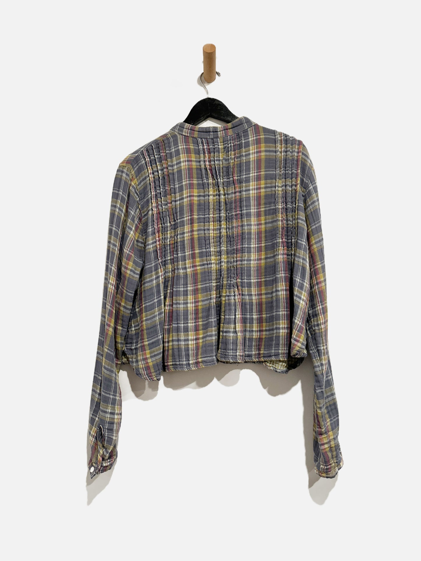 Free People x CP Shades Green Flannel Top - Medium
