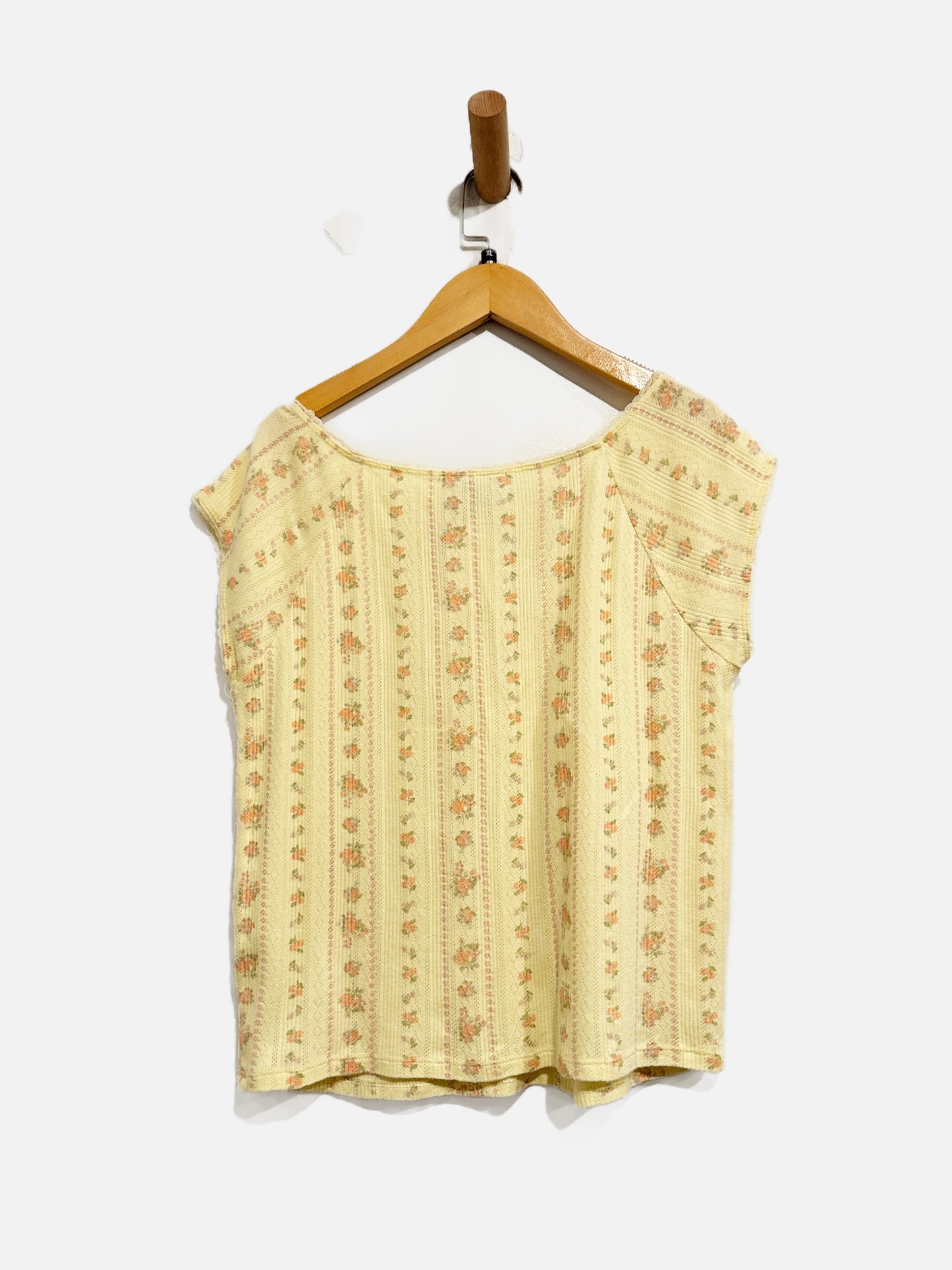 UO Out From Under Yellow Floral Tank - XL