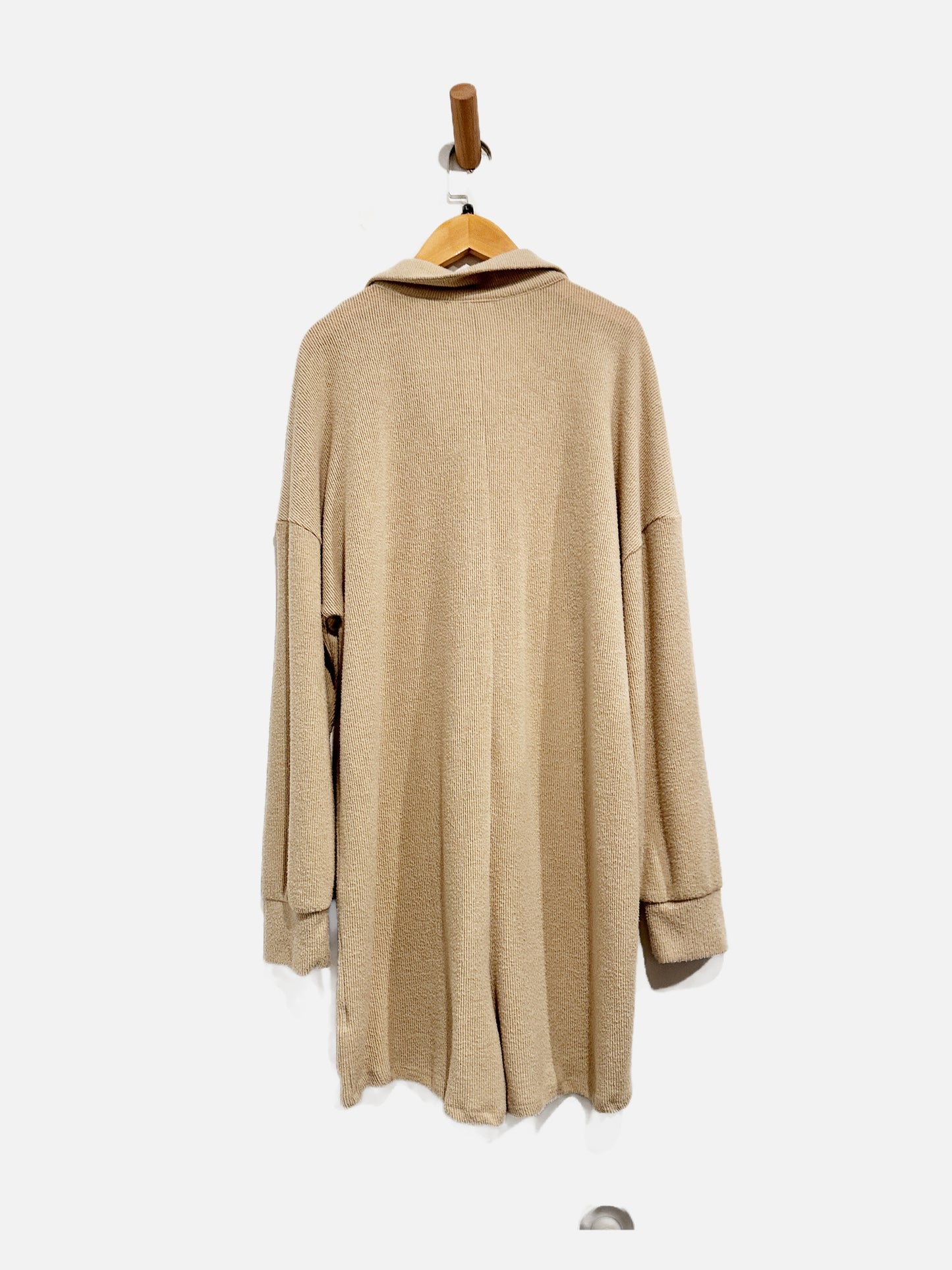 Z Supply Tan Ribbed Romper - Large