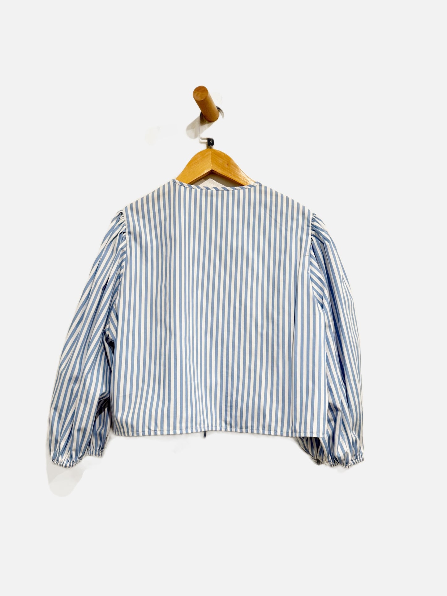 Zara Blue Stripe Blouse- Large