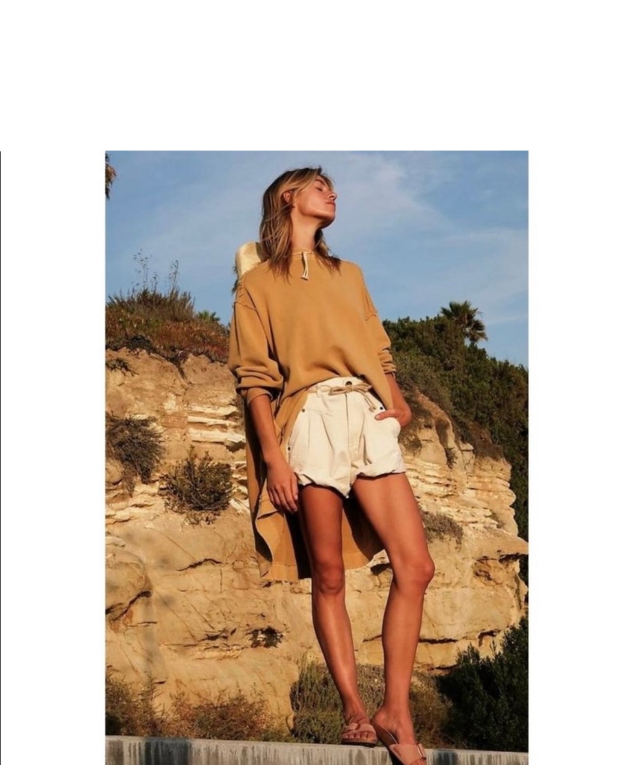 Free People Iggy Pullover in Yellow - XS