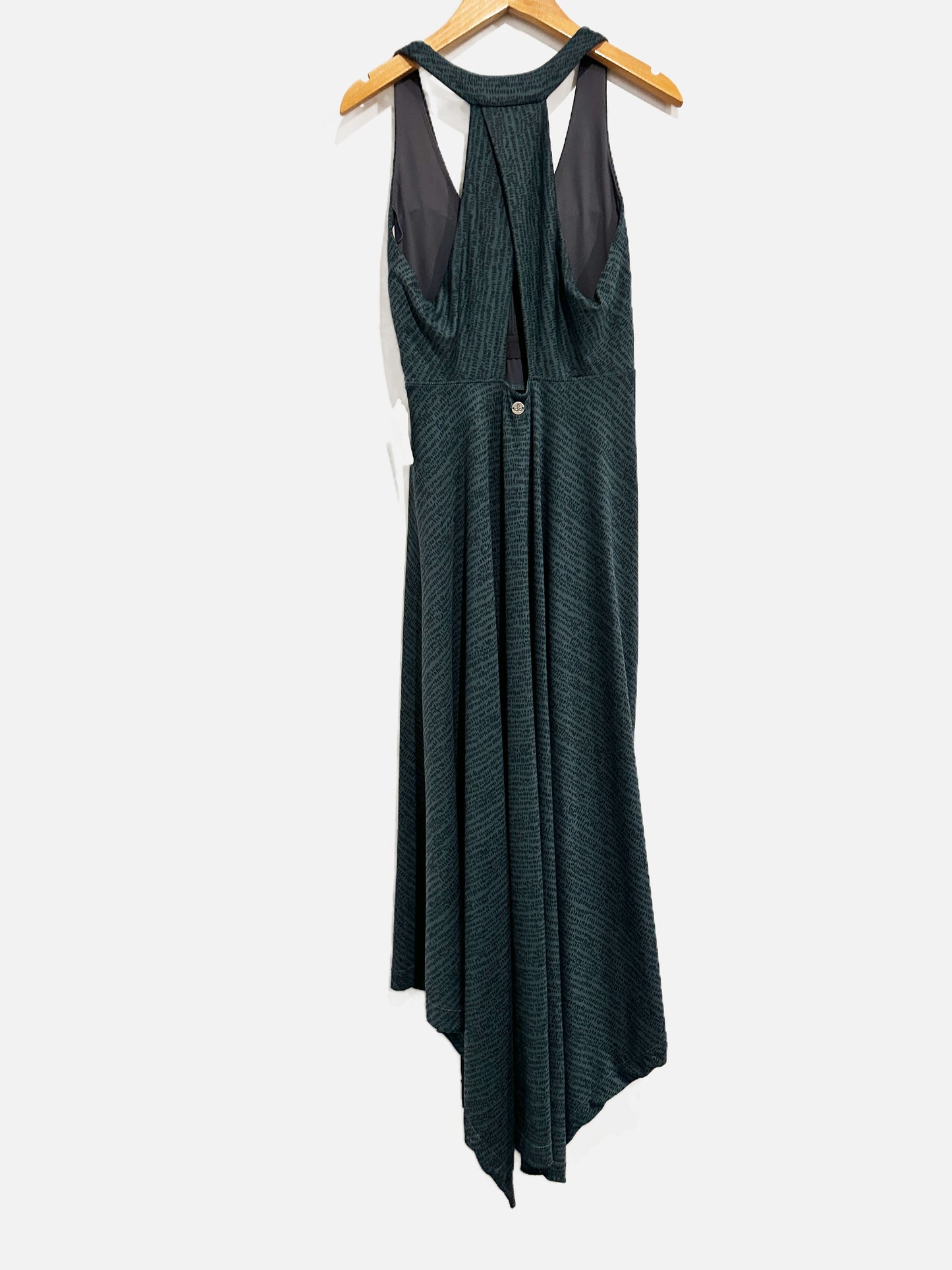 Prana Saxon Dress in Grey Blue Pebbles - Small