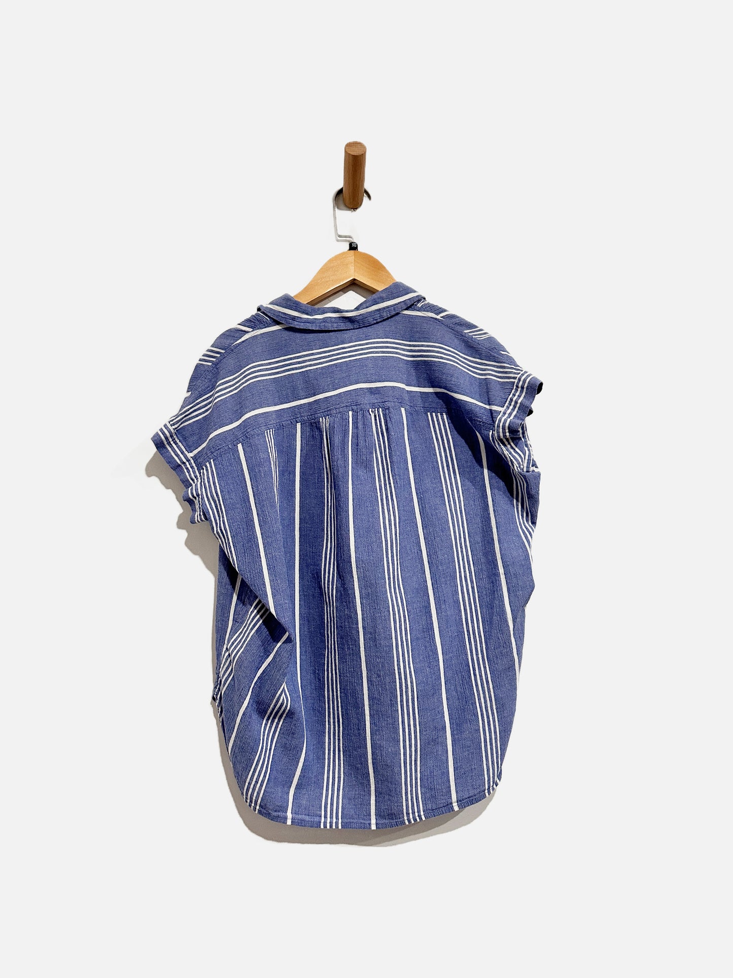 Madewell Blue and White Stripe Button Down