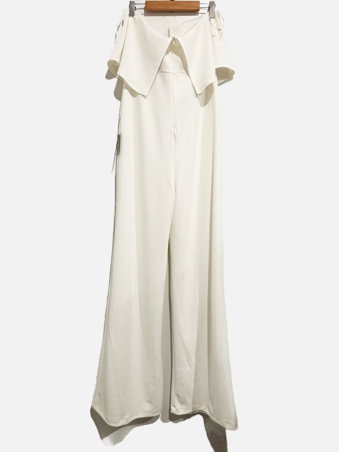 Lulus Power of Love White Strapless Jumpsuit - Large