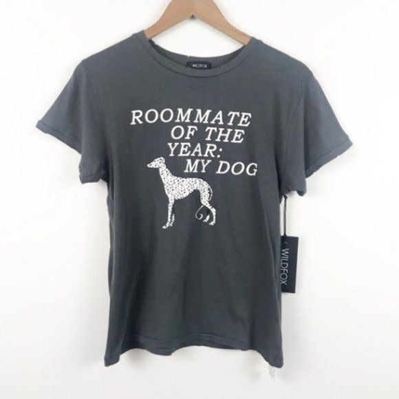 WildFox Roommate of the Year: My Dog Tee Size XS