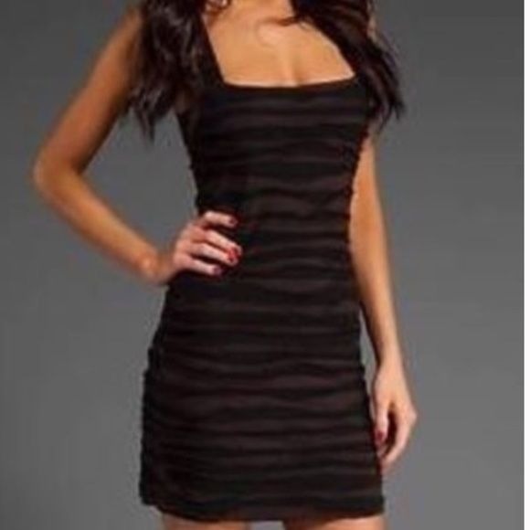 Free People Bodycon Bandage Striped Mini Dress Size Medium