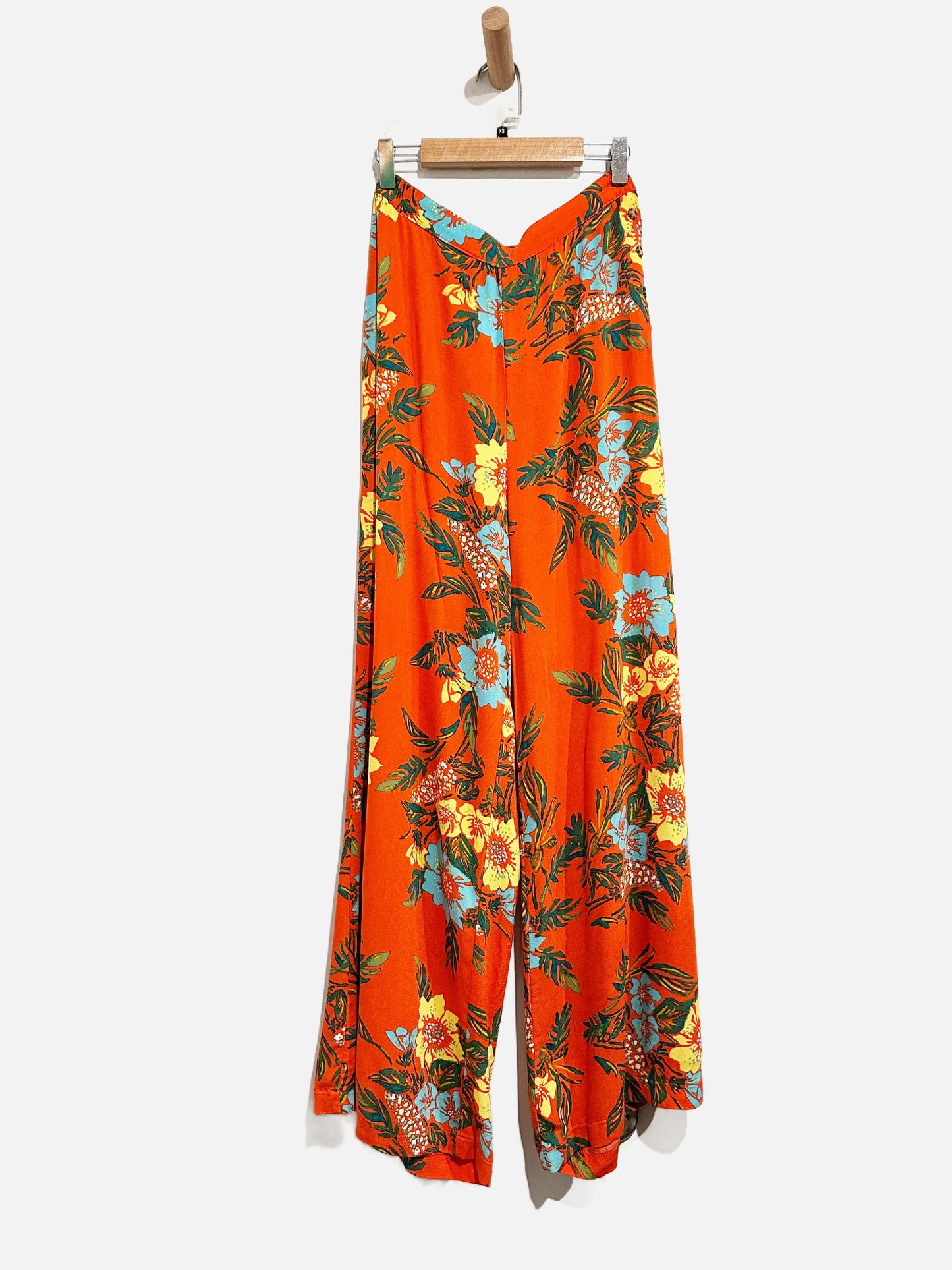 Free People Blue Horizon Floral Pant Set - 2