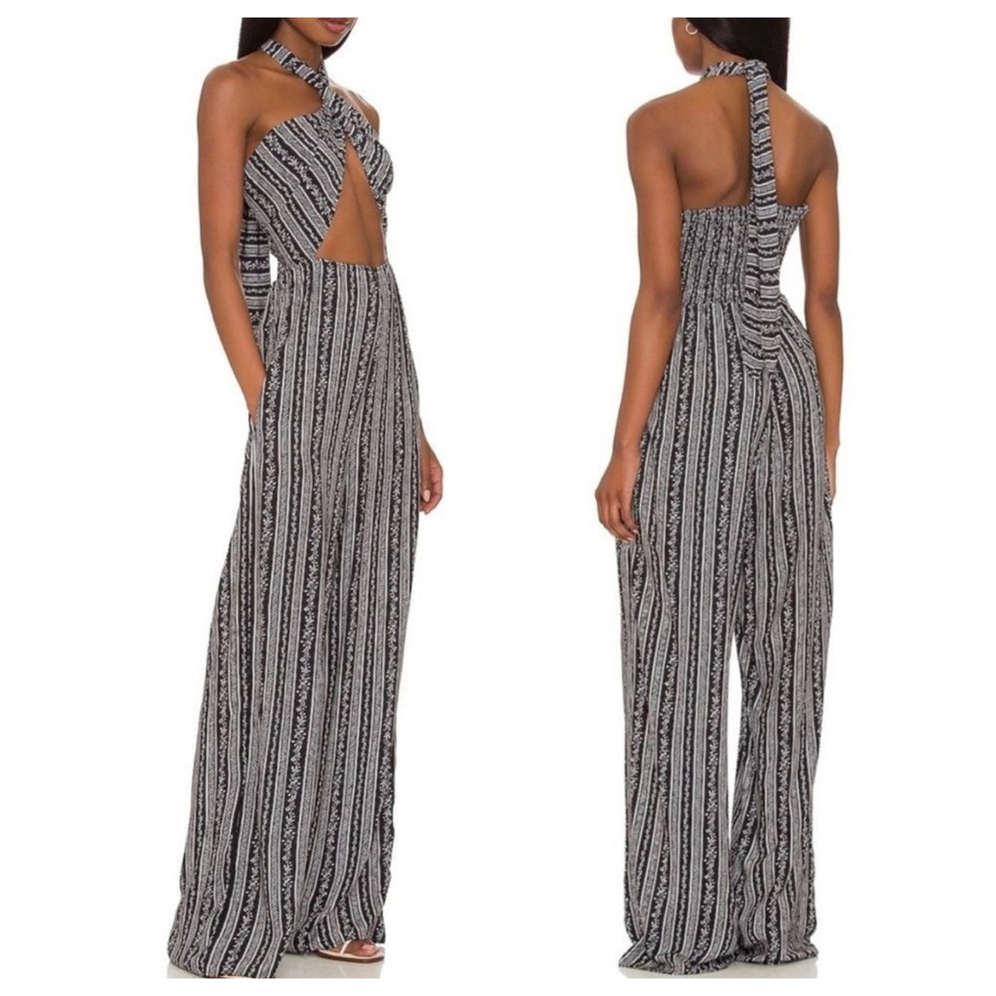 Maaji Black and White Jumpsuit - Medium