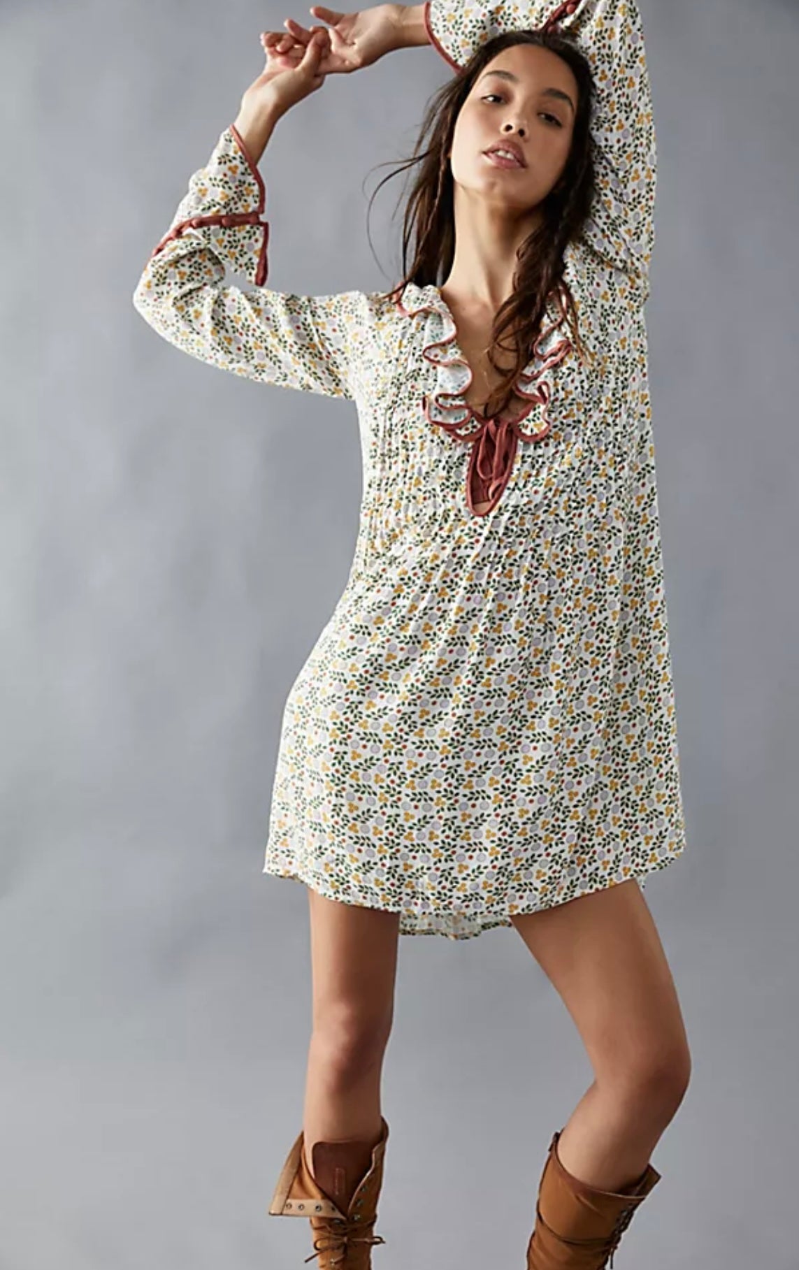 Free People Blossom Baby Mini Dress - Medium