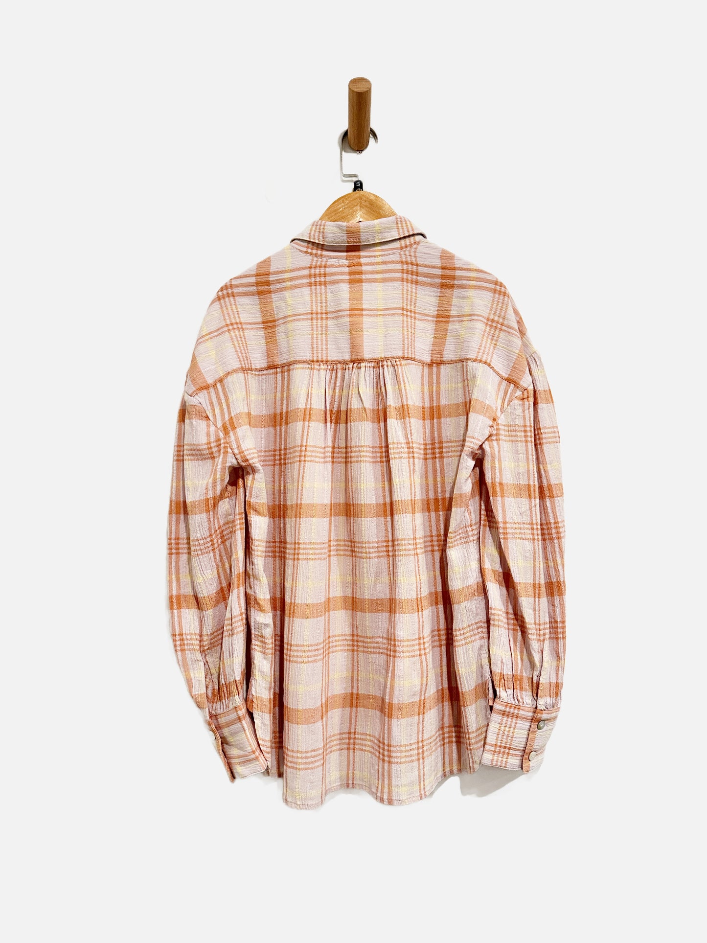 Faherty NWT Olli Top in Pink Plaid - Small