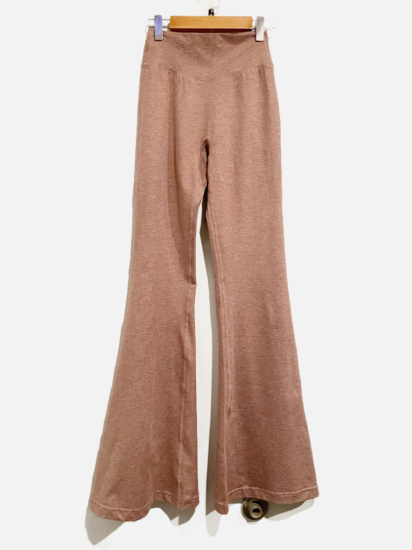 Buffbunny Pink Marl Flare Leggings - Medium