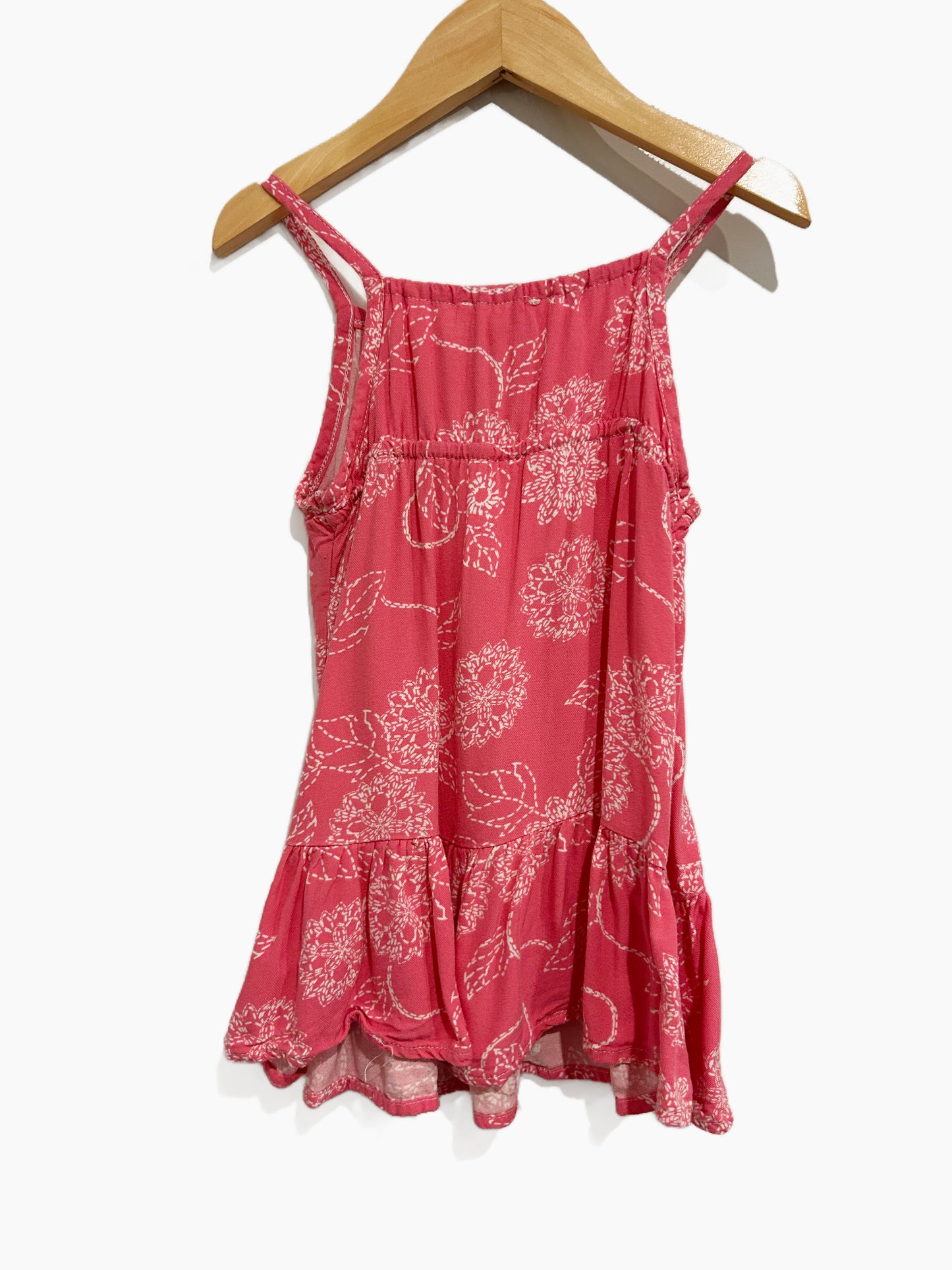 Jessica Simpson Pink and White Floral Dress - 3T