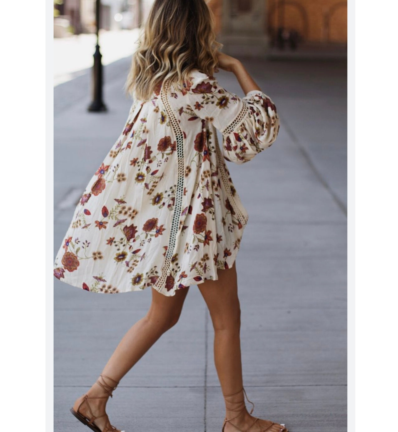 Free People Just the Two of Us Floral Tunic - XS