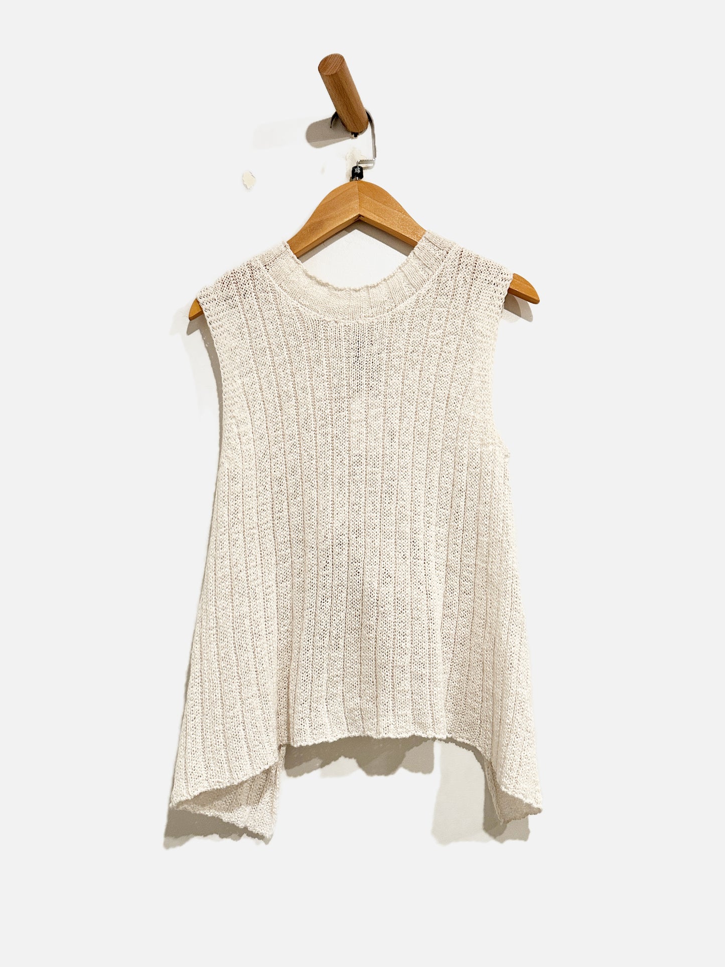 Pistola White Open Back Sweater Tank - XS