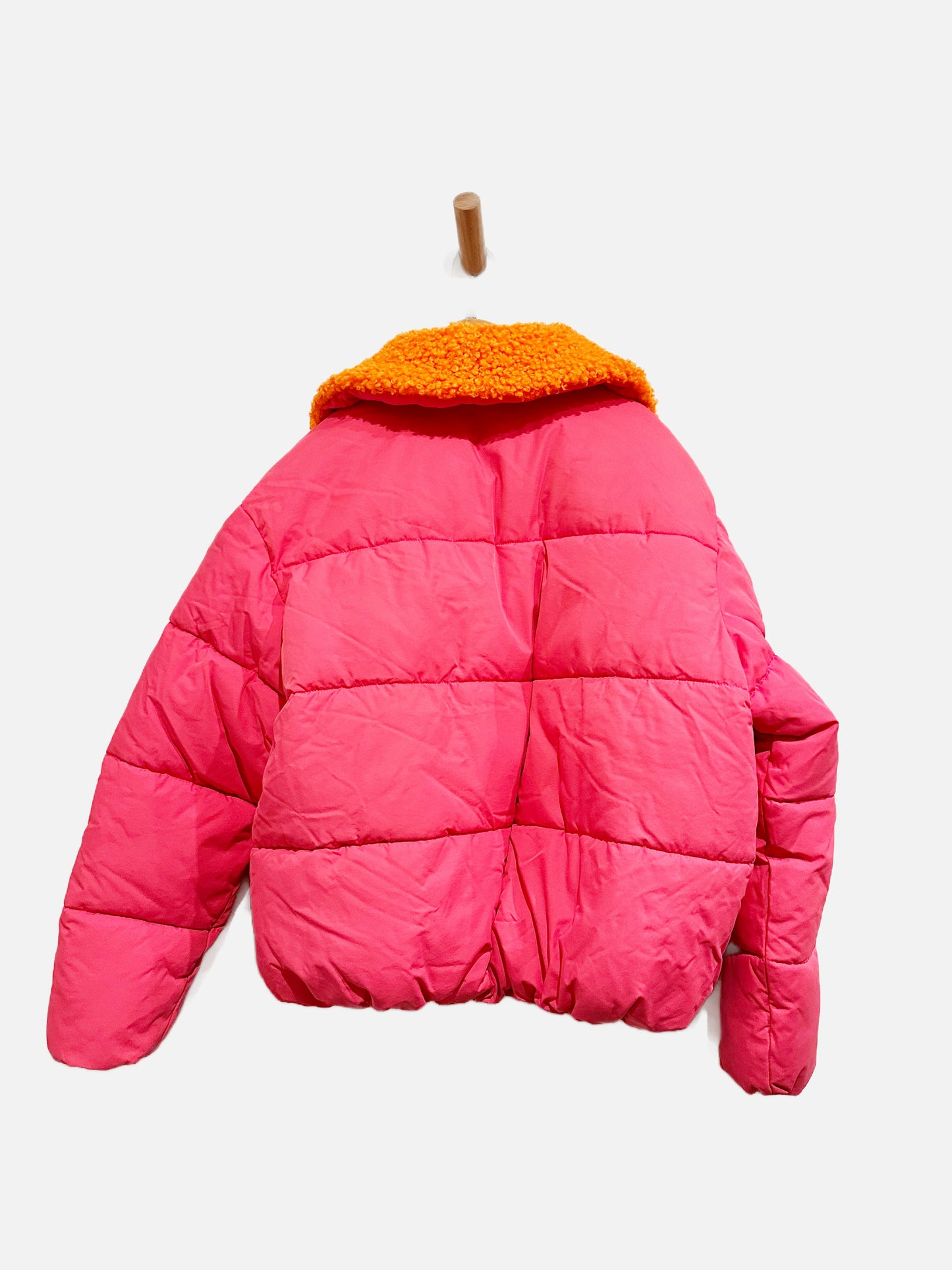 Urban Outfitters Pink Puffer Jacket - XS