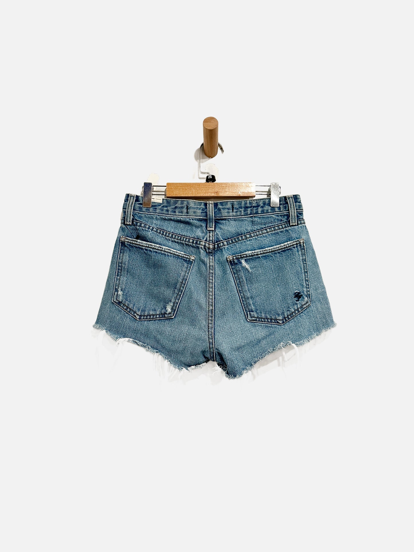 Lovers + Friends Cut Off Denim Shorts - 25