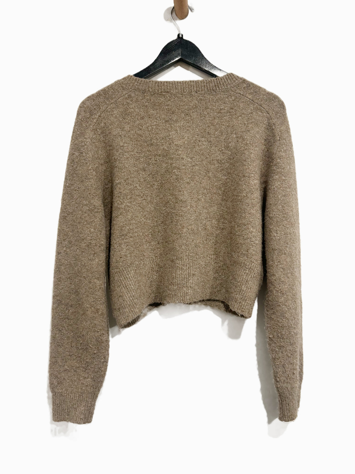 Zara Soft Knit Cardigan in Metal Brown - Medium