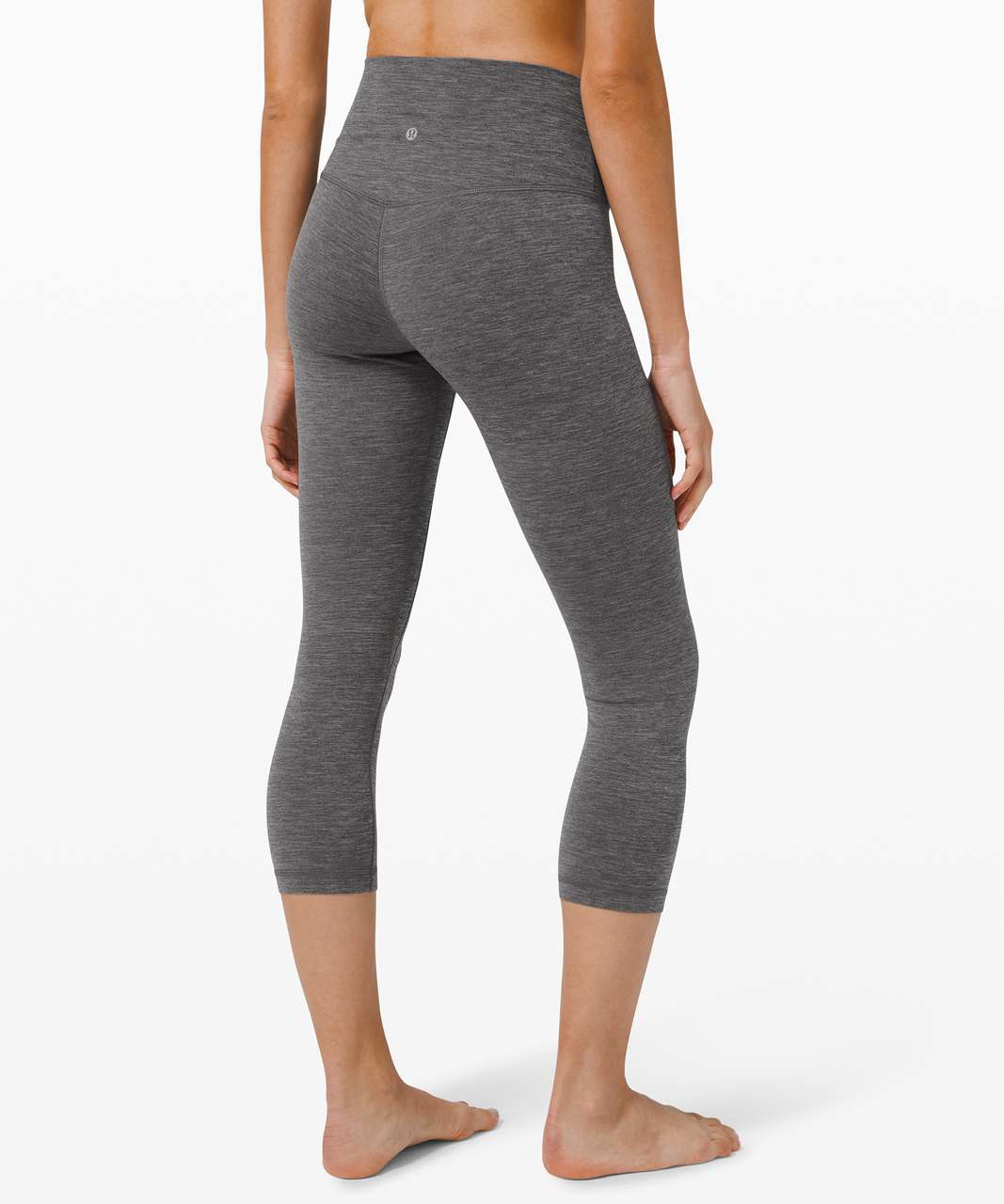 Lululemon Align Crop *21" Heathered Black - 8
