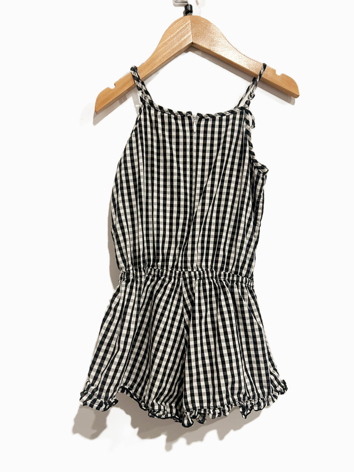 Flowers by Zoe Black Gingham Romper - 6X