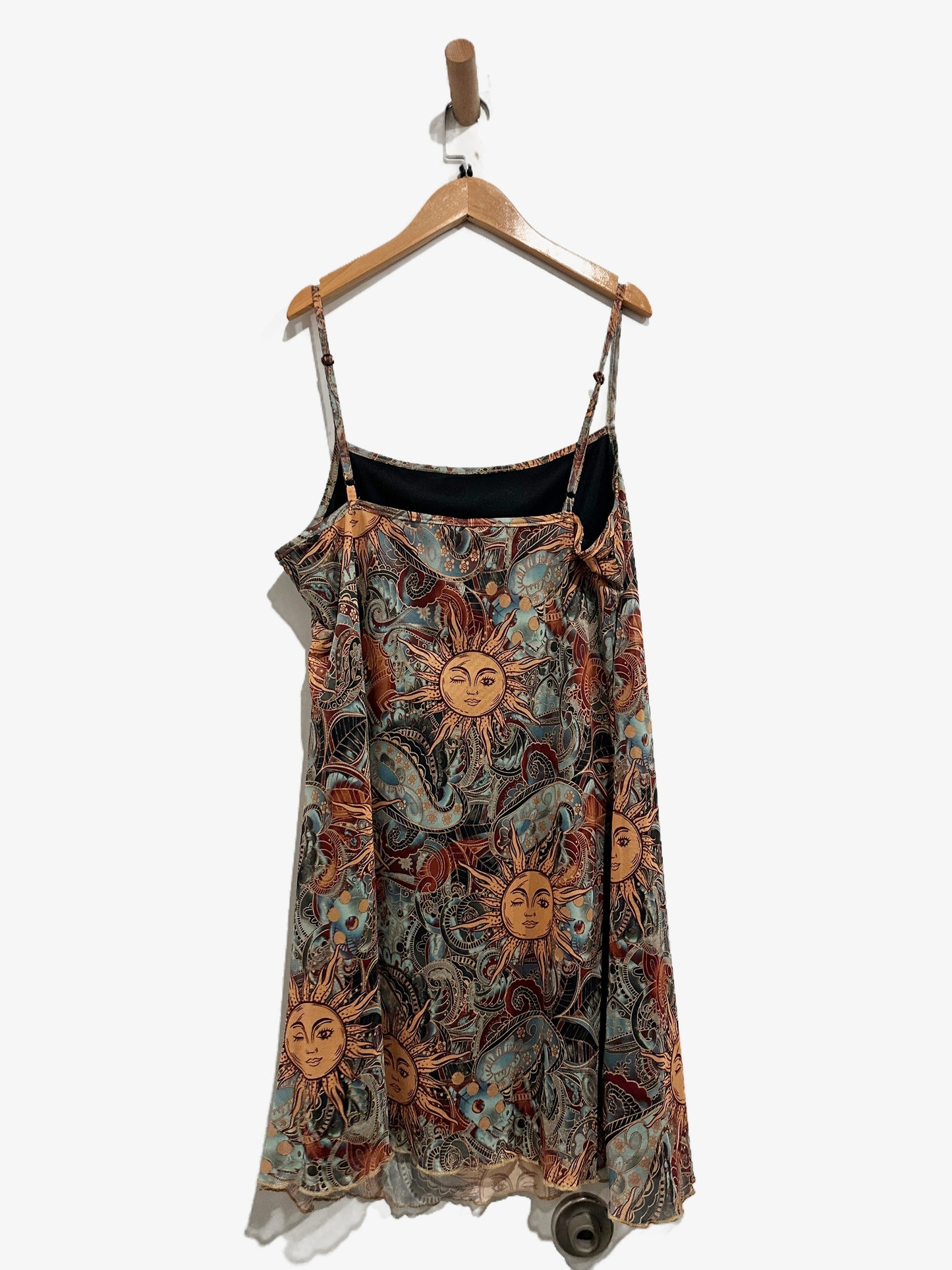 Green Sun Mesh Mini Dress - XXL