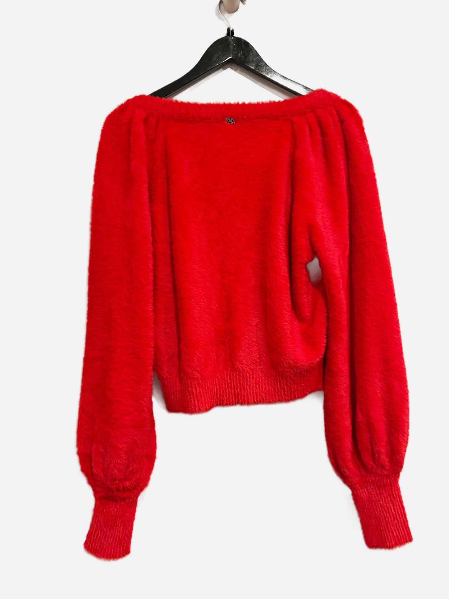 For Love & Lemons Fiona Red Cropped Cardigan - Large