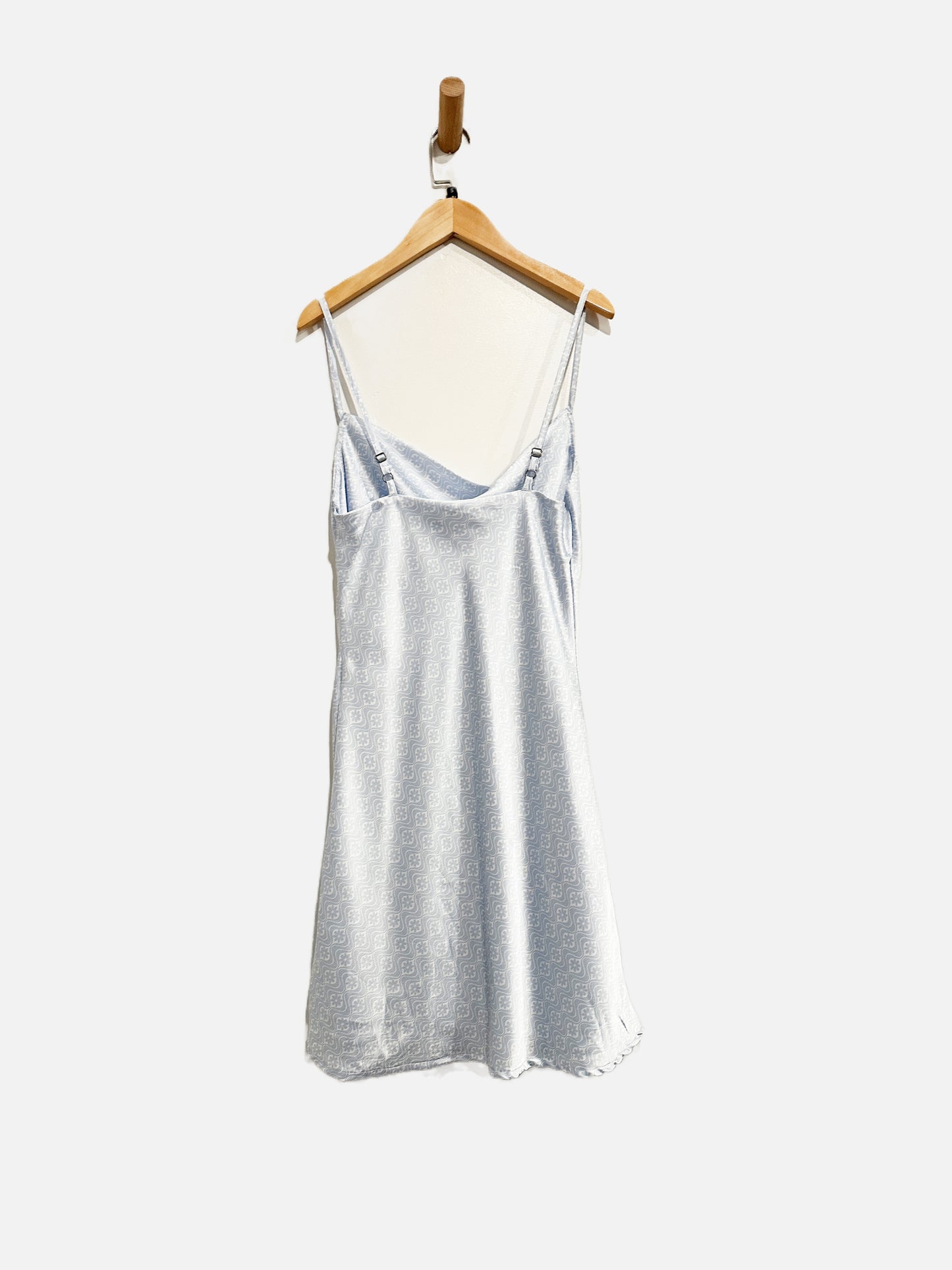 Hollister Blue and White Floral Mini Dress - Small
