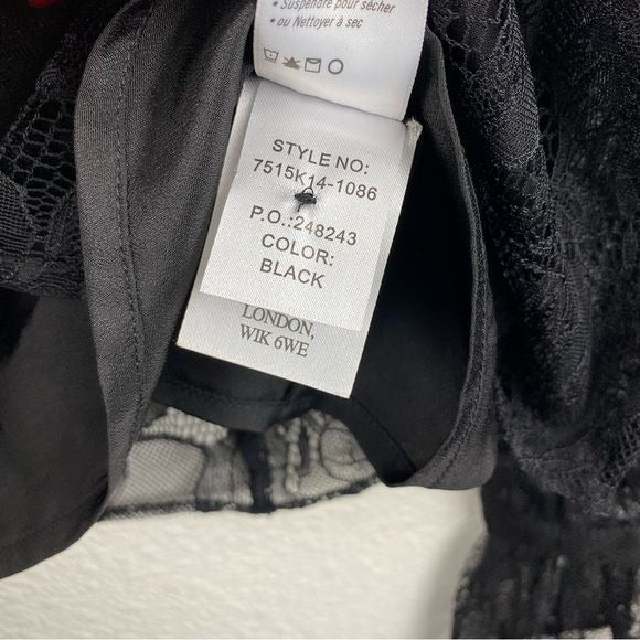 NWT Paige Saldana Blouse in Black Size Small