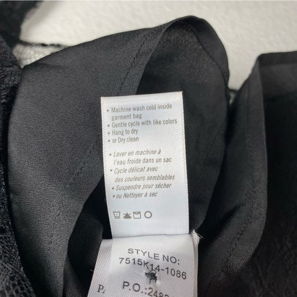 NWT Paige Saldana Blouse in Black Size Small