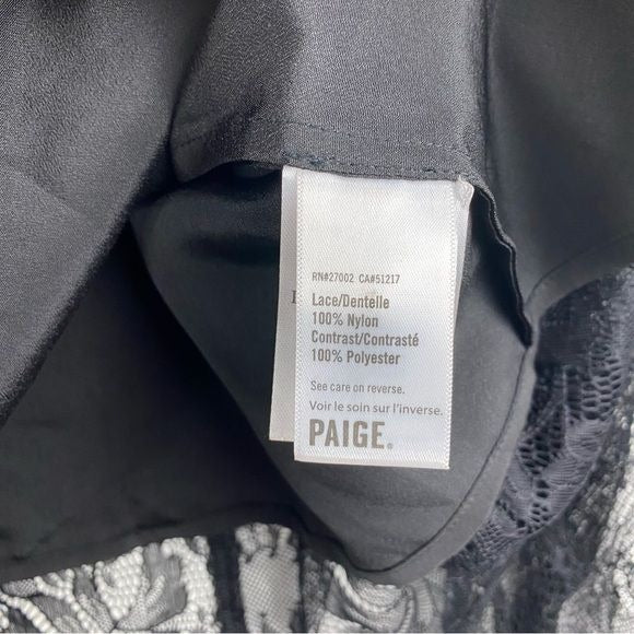 NWT Paige Saldana Blouse in Black Size Small