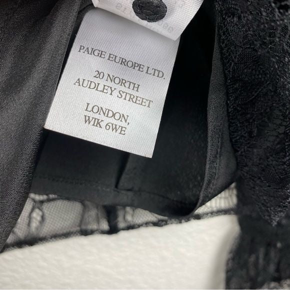 NWT Paige Saldana Blouse in Black Size Small