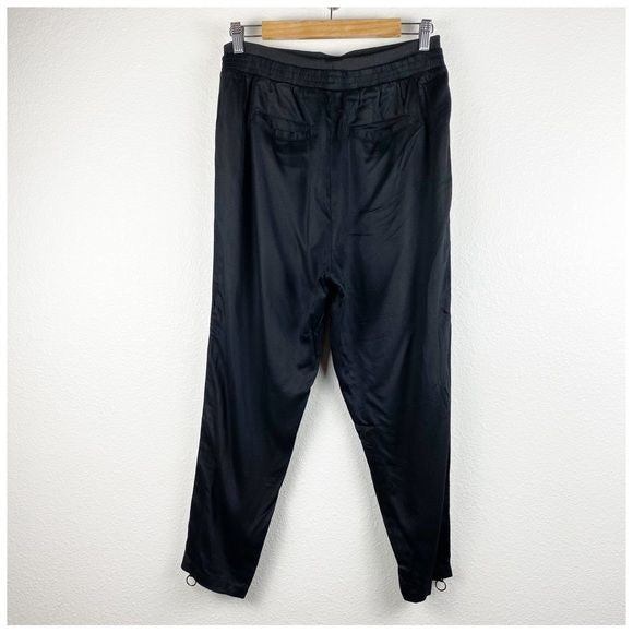 PE Nation Black Tuxedo Zip Side Track Pants - Small