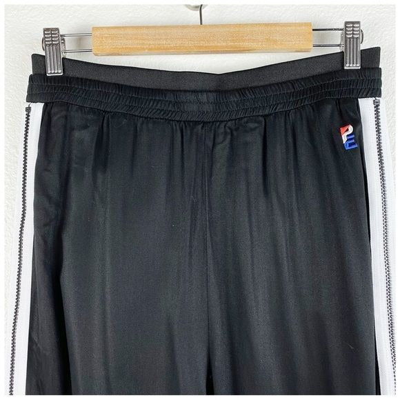 PE Nation Black Tuxedo Zip Side Track Pants - Small