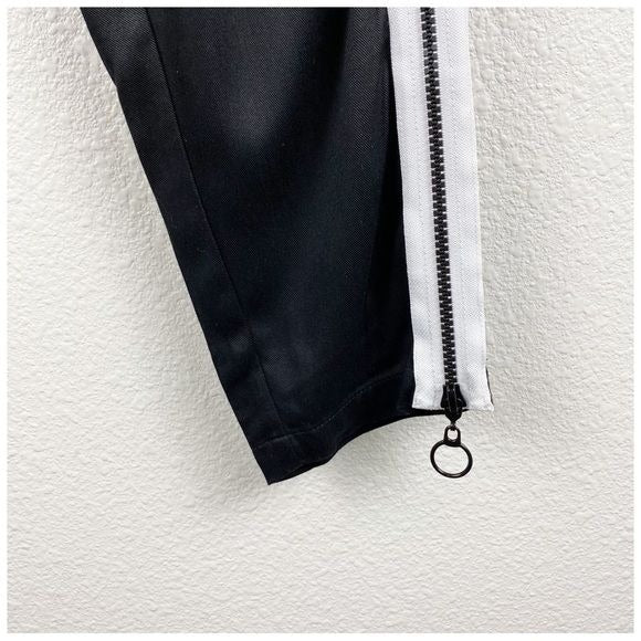 PE Nation Black Tuxedo Zip Side Track Pants - Small