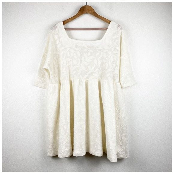 Asos White Babydoll Dress Size XS
