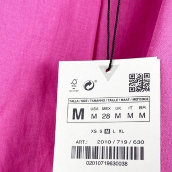Zara NWT Pink Cropped Blazer Size Medium