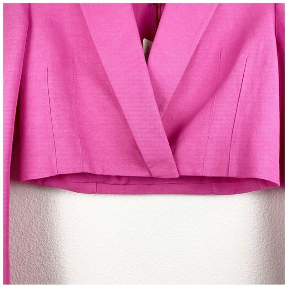 Zara NWT Pink Cropped Blazer Size Medium