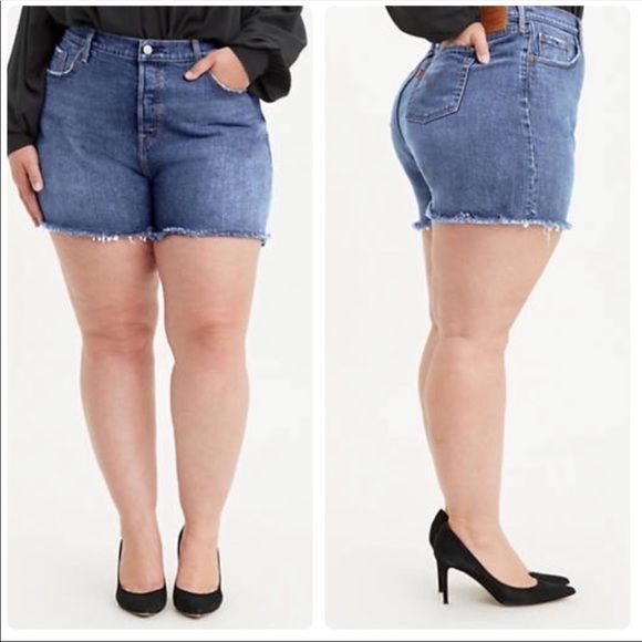 Levi’s NWT 501 Cut off Shorts in wash Jive Stonewash Size 16