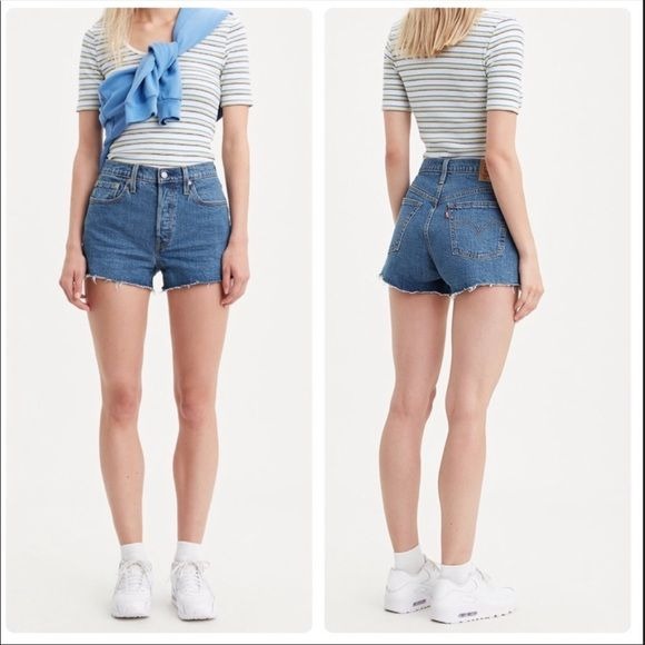 Levi’s NWT 501 Cut off Shorts in wash Jive Stonewash Size 16