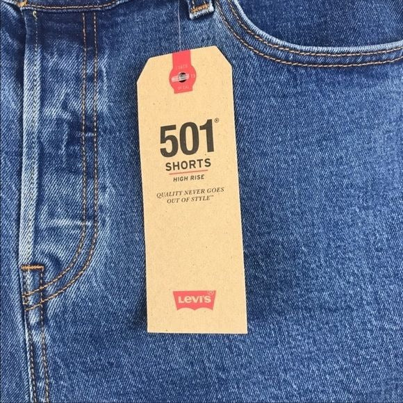 Levi’s NWT 501 Cut off Shorts in wash Jive Stonewash Size 16