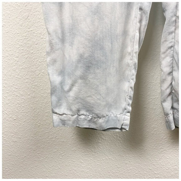 Anthropologie Cloth & Stone Gray Tie Dye Jumpsuit Size XS