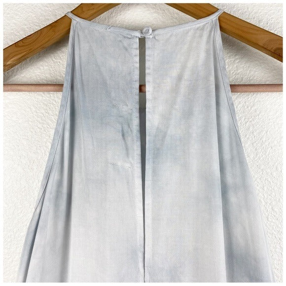 Anthropologie Cloth & Stone Gray Tie Dye Jumpsuit Size XS