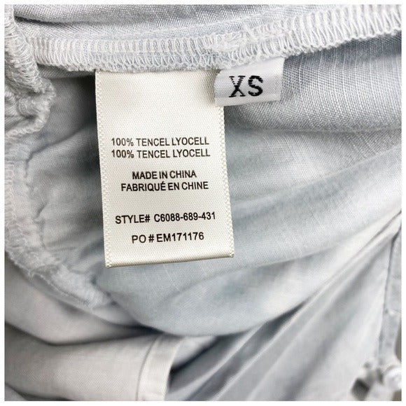 Anthropologie Cloth & Stone Gray Tie Dye Jumpsuit Size XS