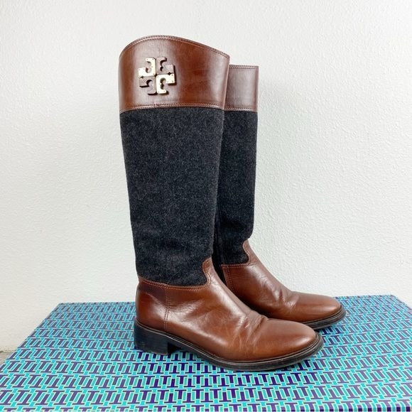 Tory Burch Vintage Knee-High Riding Boots Size 9.5