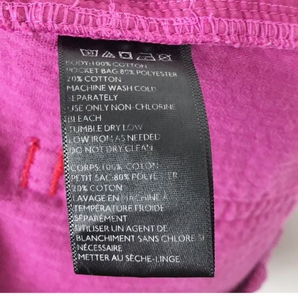 Urban Outfitters BDG Corduroy Fuchsia Raw Hem Mini Skirt Size Medium