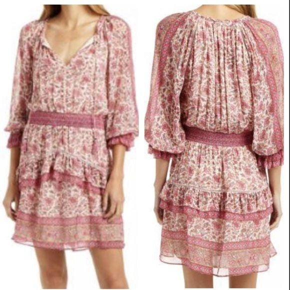 Love the Label Border Print Mini Dress Size XS
