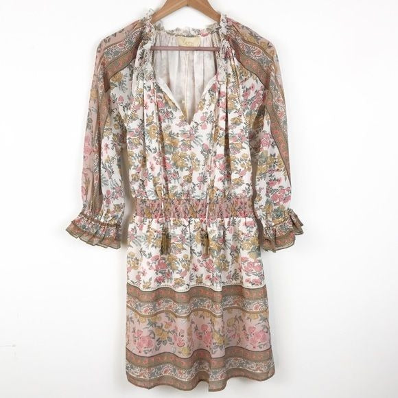 Love the Label Border Print Mini Dress Size XS