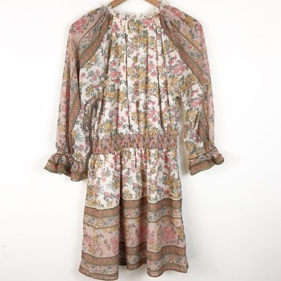 Love the Label Border Print Mini Dress Size XS